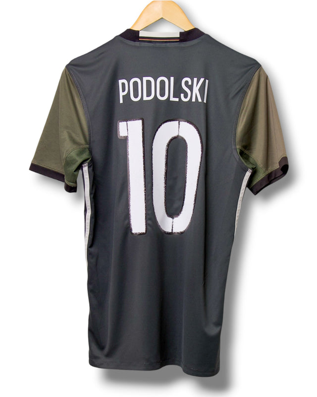 Germany 2016 Away Shirt Podolski #10 (M)