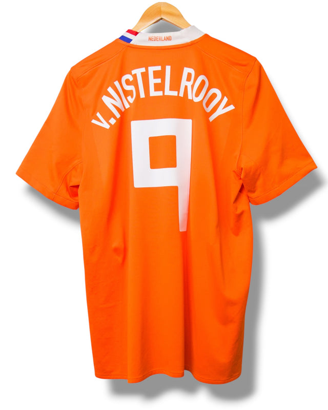 Netherlands 2008 Home Shirt Van Nistelrooy #9 (L)
