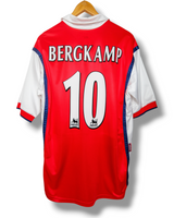 Arsenal 1999/2000 Thuis Shirt Bergkamp #10 (M)