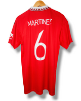 Manchester United 2022/2023 Thuis Shirt Martinez #6 (M)