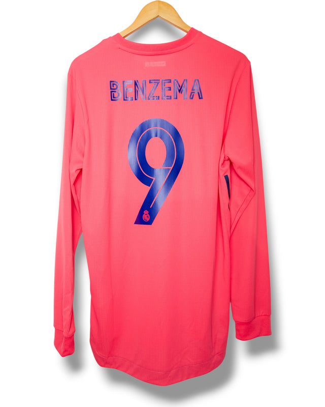 Real Madrid 2020/2021 Auswärtstrikot Benzema #9 (L)