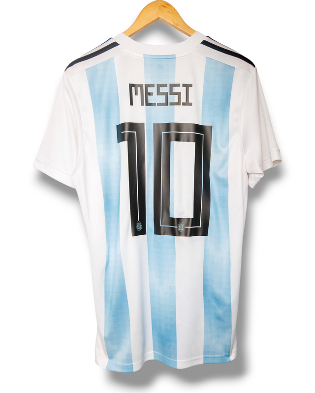 Argentinie 2018 Thuis Shirt Messi #10 (M)