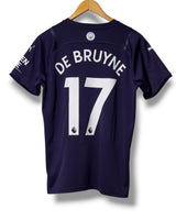 Manchester City 2021/2022 Auswärtstrikot De Bruyne #17 (S)