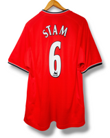 Manchester United 2001/2002 Thuis Shirt Stam #6 (L)