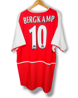 Arsenal 2002/2003 Thuis Shirt Bergkamp #10 (XL)