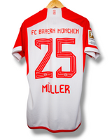 Bayern Munchen 2023/2024 Thuis Shirt Muller #25 (S)