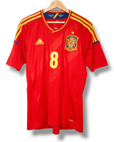 Spanje 2012 Thuis Shirt Xavi #8 (M)