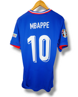 Frankrijk 2024 Thuis Shirt Mbappe #10 (S)