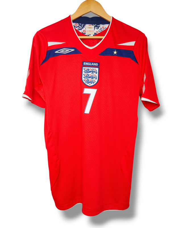 Engeland 2008 Uit Shirt Beckham #7 (M)