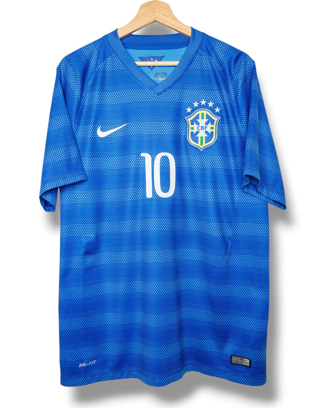 Brasilien 2014 Auswärtstrikot Neymar #10 (L)