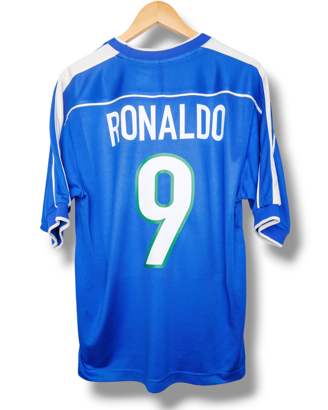 Brazilie 1998 Uit Shirt Ronaldo #9 (M)