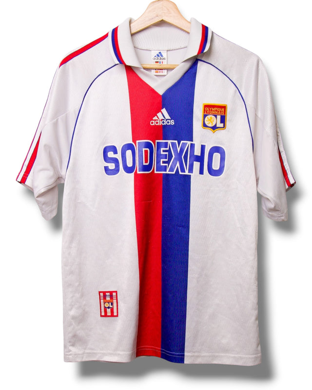 Olympique Lyon 1998/1999 Home Shirt Dhorasso #10 (S)