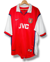 Arsenal 1998/1999 Thuis Shirt Bergkamp #10 (XL)