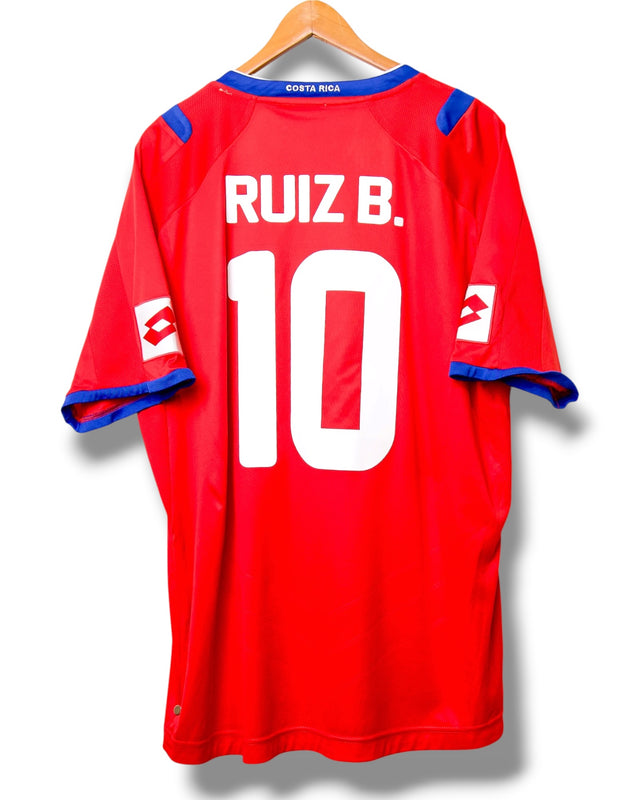 Costa Rica 2014 Home Shirt Bryan Ruiz #10 (XL)