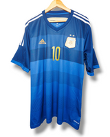 Argentinie 2014 Uit Shirt Messi #10 (XL)
