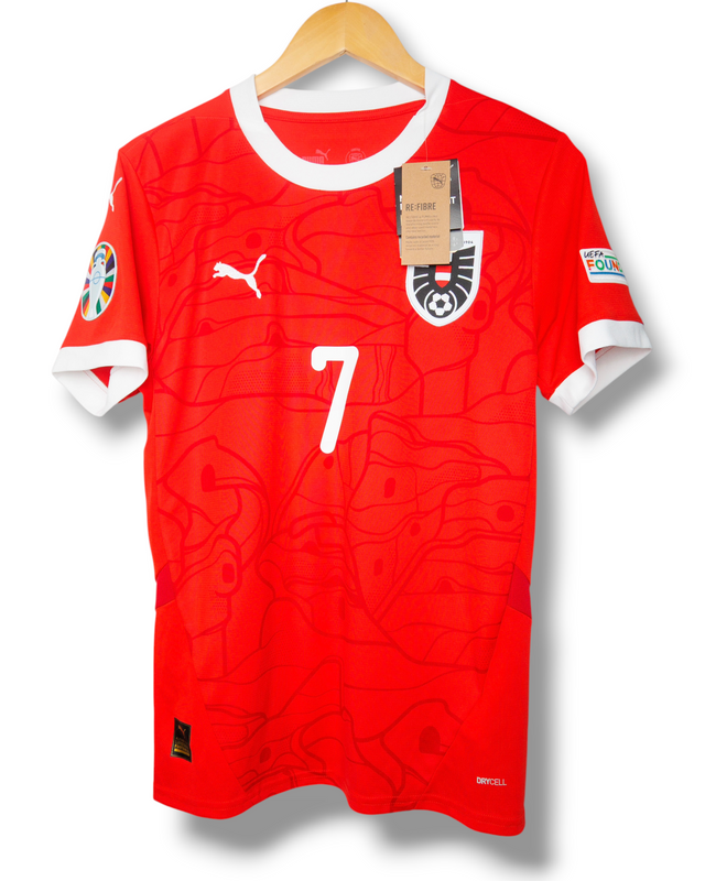 Oostenrijk 2024 Thuis Shirt Arnautovic #7 (S)