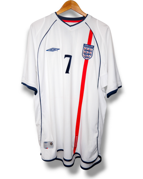 Engeland 2002 Thuis Shirt Beckham #7 (XL)