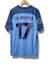 Manchester City 2016/2017 Home Shirt De Bruyne #17 (L)