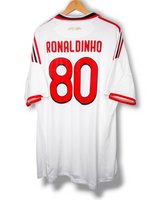 AC Milan 2009/2010 Uit Shirt Ronaldinho #80 (XXL)