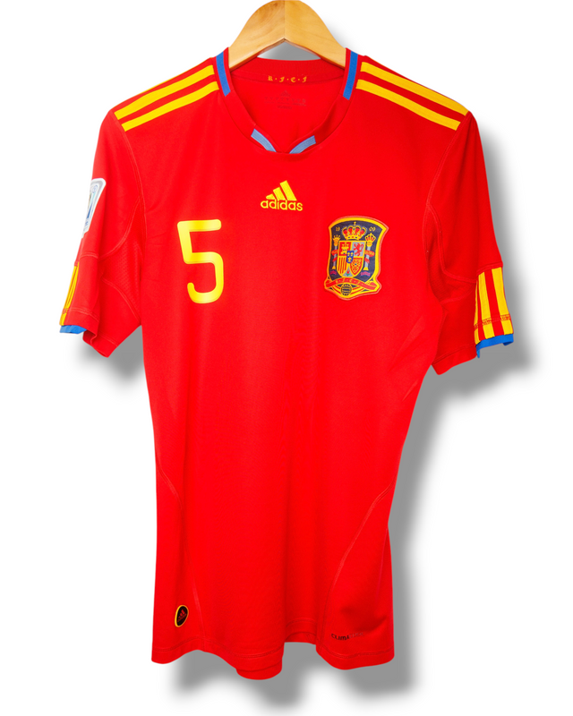 Spanje 2010 Thuis Shirt Puyol #5 (M)