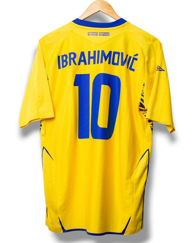 Sweden 2008 Home Shirt Ibrahimovic #10 (L)