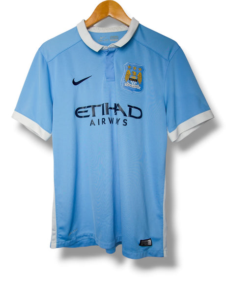 Manchester City 2015/2016 Home Shirt Kun Aguero #10 (L)