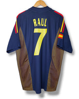 Spanje 2002 Uit Shirt Raul #7 (L)