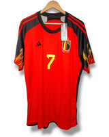 Belgium 2022 Home Shirt De Bruyne #7 (XL)
