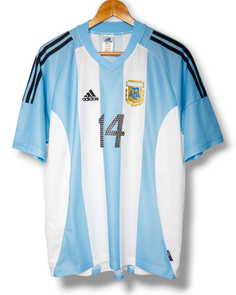Argentinien 2002 Heimtrikot Simeone #14 (L)