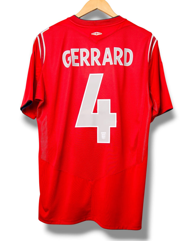 England 2004 Away Shirt Gerrard #4 (M)