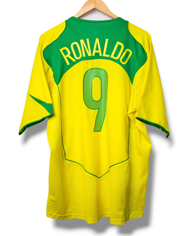 Brasilien 2004 Heimtrikot Ronaldo #9 (XL)