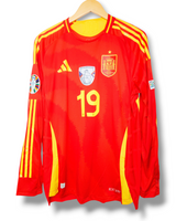 Spanje 2023 Thuis Shirt Lamine Yamal #19 (L)