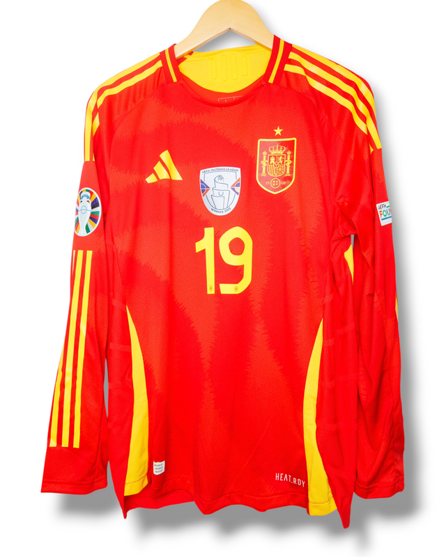 Spanje 2023 Thuis Shirt Lamine Yamal #19 (L)