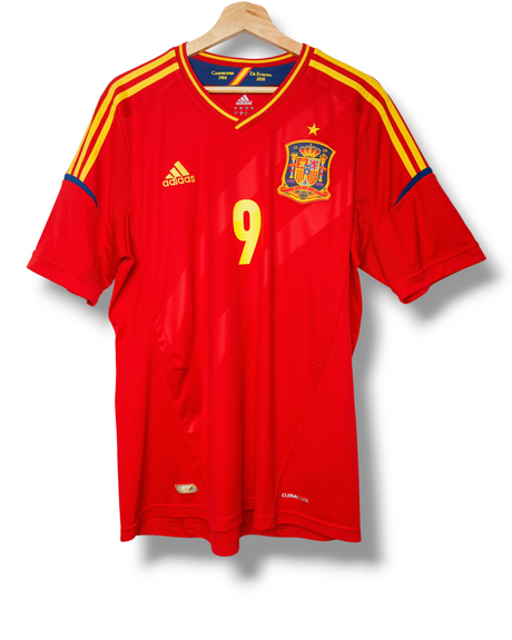 Spain 2012 Home Shirt Fernando Torres #9 (L)