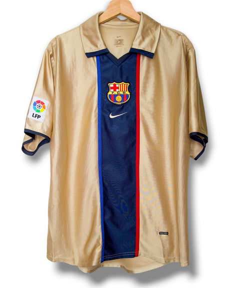 Barcelona 2000/2001 Uit Shirt Puyol #24 (M)