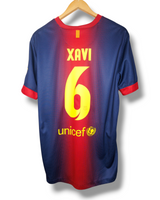 Barcelona 2012/2013 Thuis Shirt Xavi #6 (L)