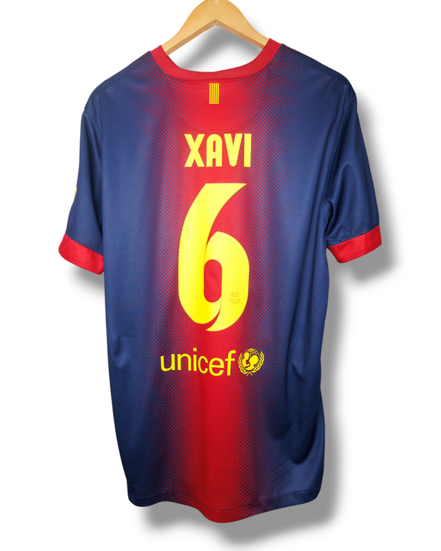 Barcelona 2012/2013 Thuis Shirt Xavi #6 (L)