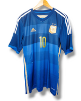 Argentinie 2014 Auswärtstrikot Messi #10 (L)