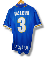 Italië 1996 Thuis Shirt Maldini #3 (L)
