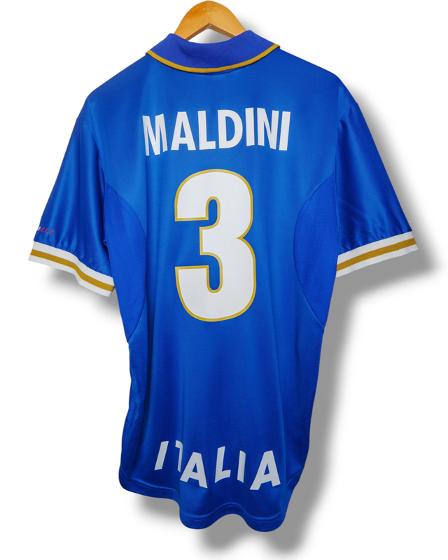 Italië 1996 Thuis Shirt Maldini #3 (L)