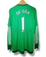 Manchester United 2015/2016 Torwarttrikot De Gea #1 (L)