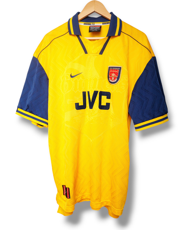 Arsenal 1996/1997 Uit Shirt Bergkamp #10 (XXL)