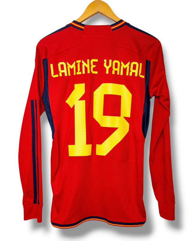 Spanje 2023 Thuis Shirt Lamine Yamal #19 (S)