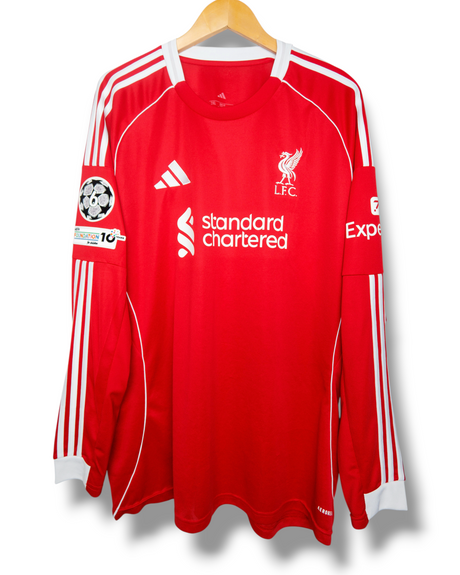 Liverpool 2025/2026 Thuis Shirt Salah #11 (XXL)