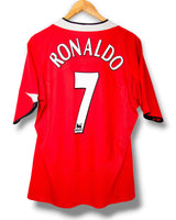 Manchester United 2004/2006 Thuis Shirt Ronaldo #7 (M)