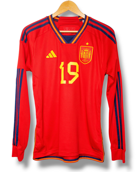 Spain 2023 Home Shirt Lamine Yamal #19 (S)
