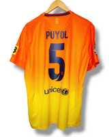 Barcelona 2012/2013 Uit Shirt Puyol #5 (M)