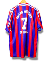 Bayern Munchen 1995/1996 Thuis Shirt Scholl #7 (XL)