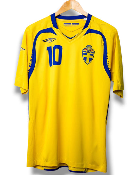 Schweden 2008 Heim Trikot Ibrahimovic #10 (L)