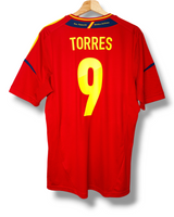 Spanje 2012 Thuis Shirt Fernando Torres #9 (L)